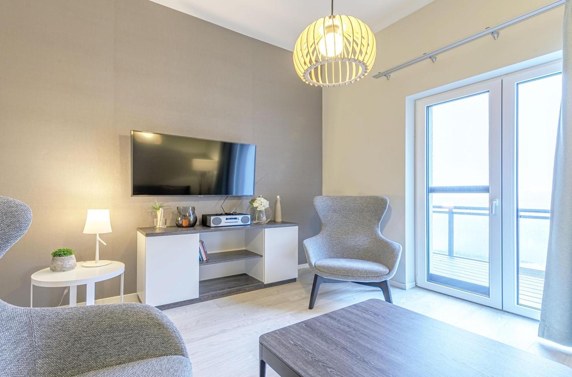 Ferienwohnung Ostseeblick Mit Balkon Wustrow  Zewnętrze zdjęcie